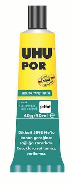 Uhu Por Strafor Yapıştırıcısı 50 ml.