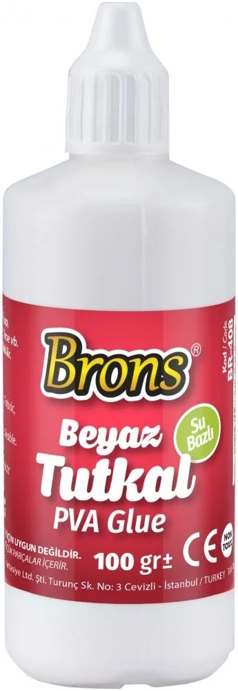Brons Beyaz Tutkal 100 gr.