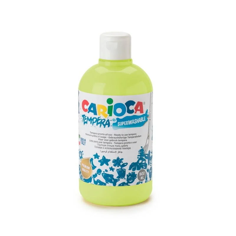 Carioca Tempera Yıkanabilir Poster Boya 500 ml. AÇIK SARI