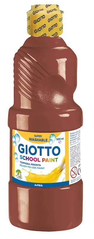 Giotto Tempera Guaj Boya 500 ml. KAHVERENGİ