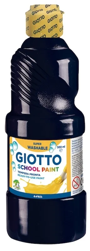 Giotto Tempera Guaj Boya 500 ml. SİYAH