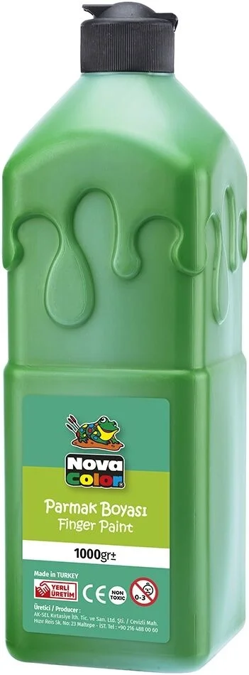 Nova Color Parmak Boyası 1000 gr. YEŞİL