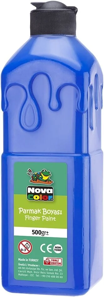 Nova Color Parmak Boyası 500 gr. MAVİ