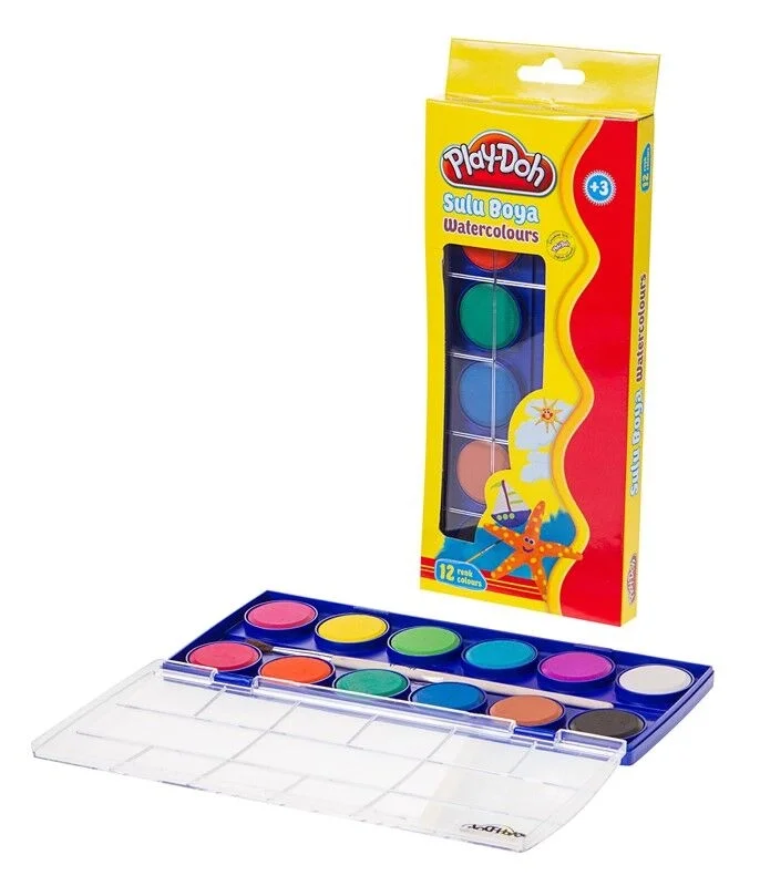 Play-Doh Sulu Boya Büyük 12 Renk (PLAY-SU003)
