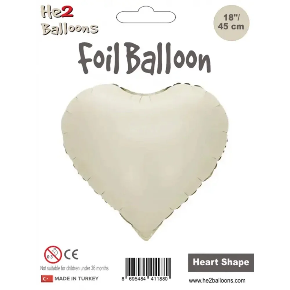 Krem Kalp Folyo Balon 18"