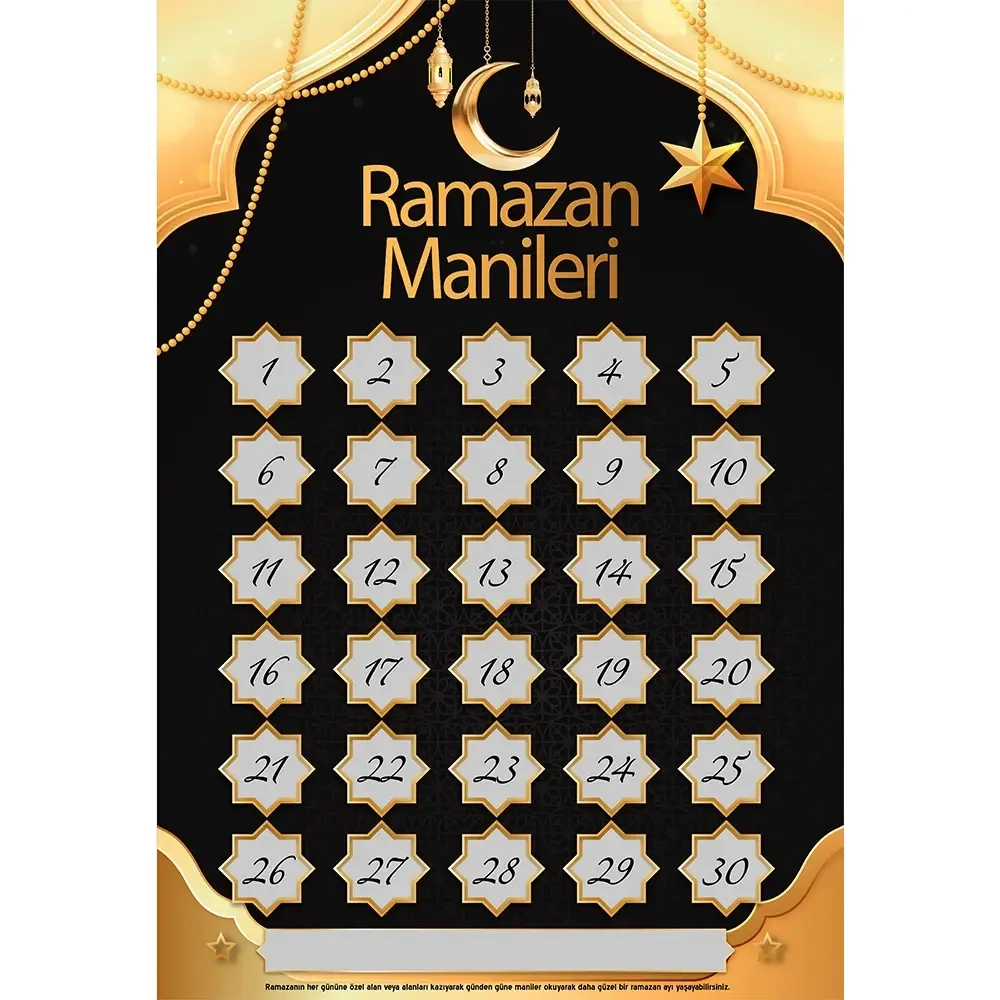 Ramazan Manileri Etkinlik Tablosu