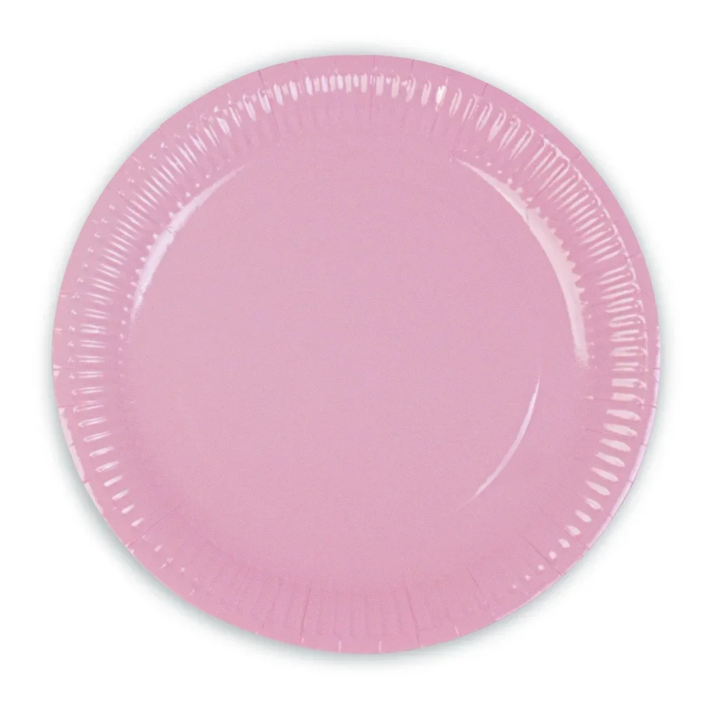 Pembe Makaron Karton Tabak