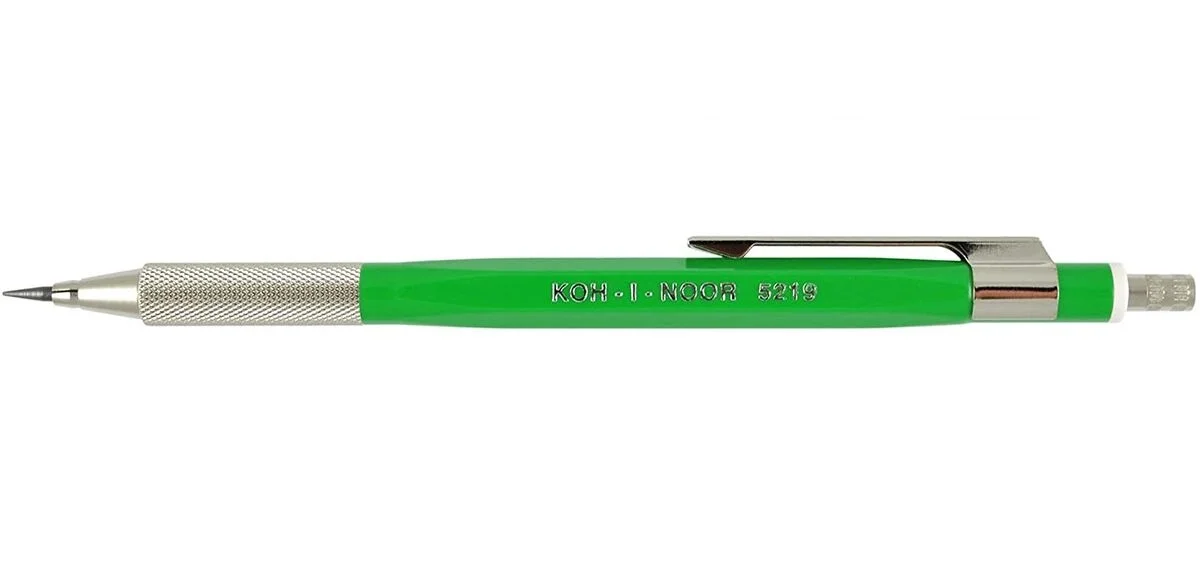 Koh-i Noor 5219 Metal Tutaçlı 2.0 mm. Portmin Versatil Kalem YEŞİL