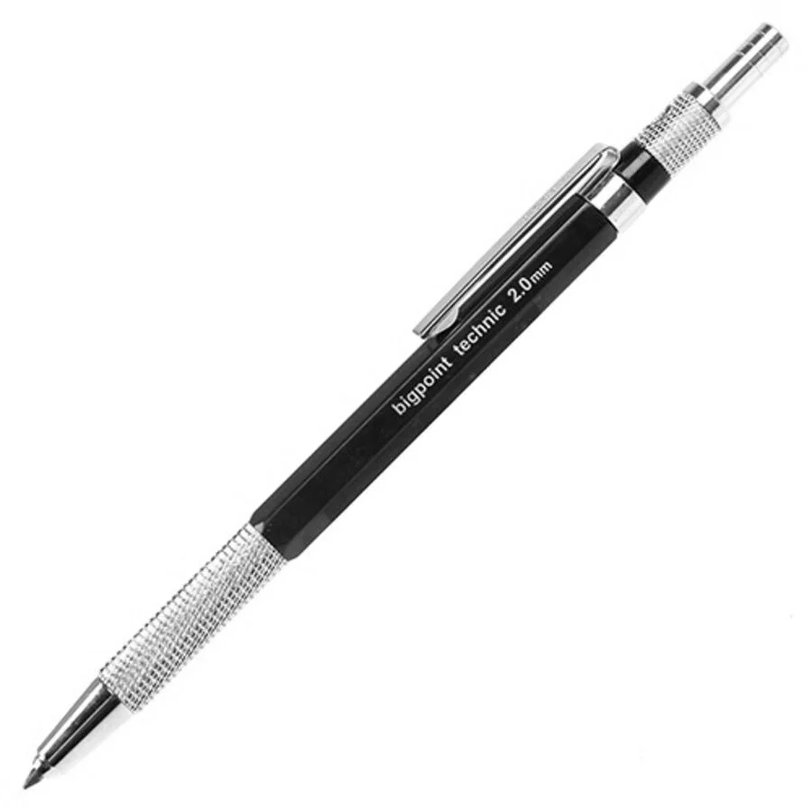 Bigpoint Technic Versatil 2.0 mm. Portmin Versatil Kalem SİYAH