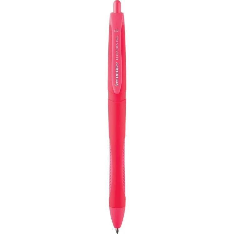Serve Berry Hızlı Kuruyan Jel Kalem 0.7 mm. YAKUT KIRMIZI