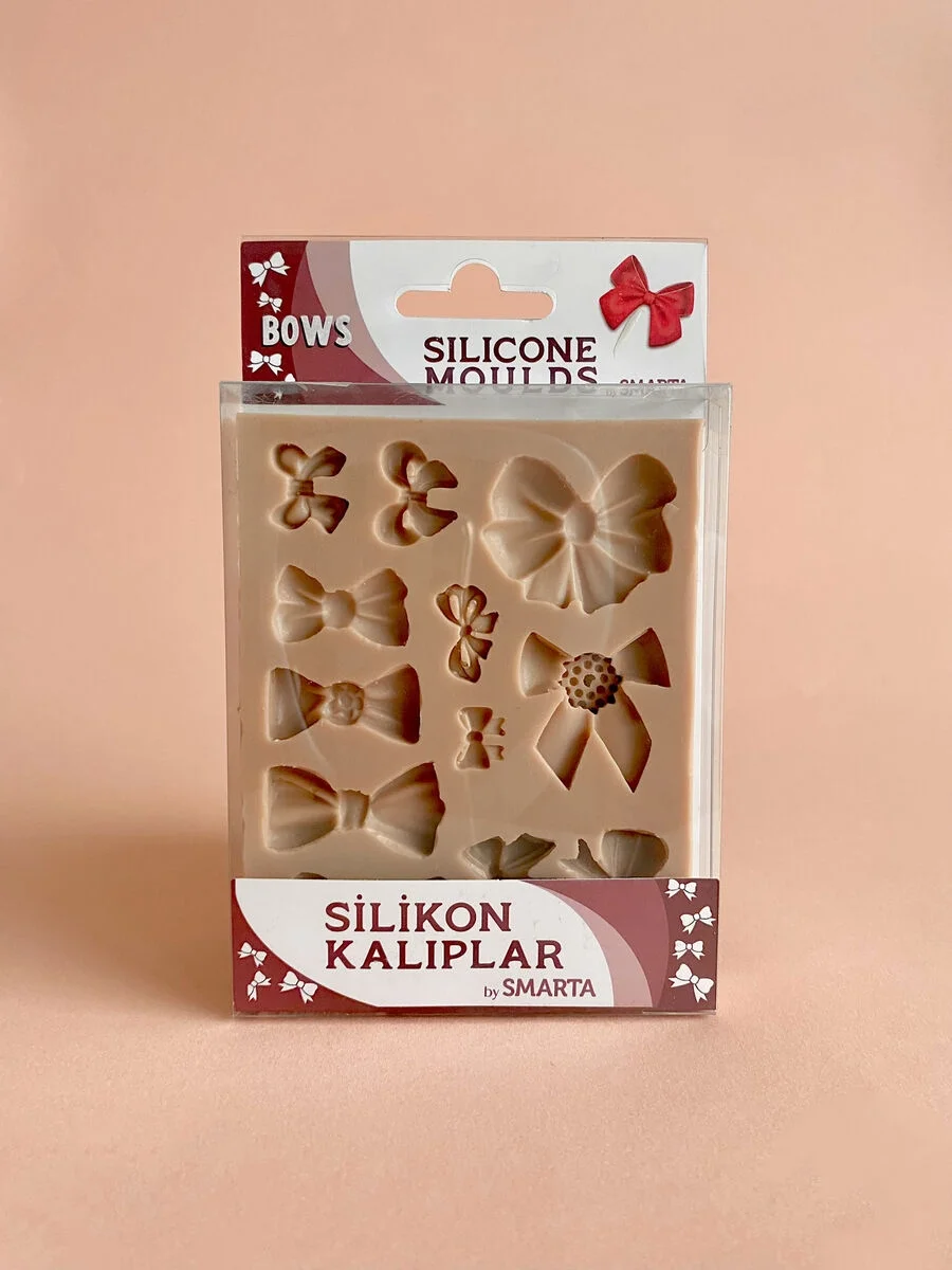 Smarta Silicone Moulds Silikon Epoksi ve Polimer Kil Kalıbı BOWS