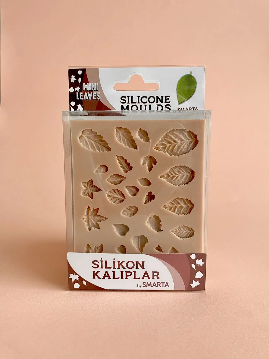 Smarta Silicone Moulds Silikon Epoksi ve Polimer Kil Kalıbı MINI LEAVES