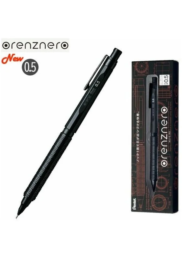 Pentel Orenz Nero Karbon Gövde Mekanik Versatil Kalem 0.5 mm SİYAH