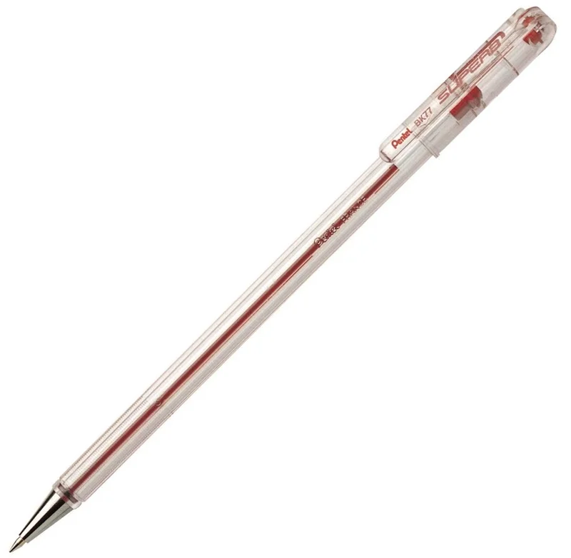 Pentel BK77 Yağ Bazlı Roller Tükenmez Kalem KIRMIZI