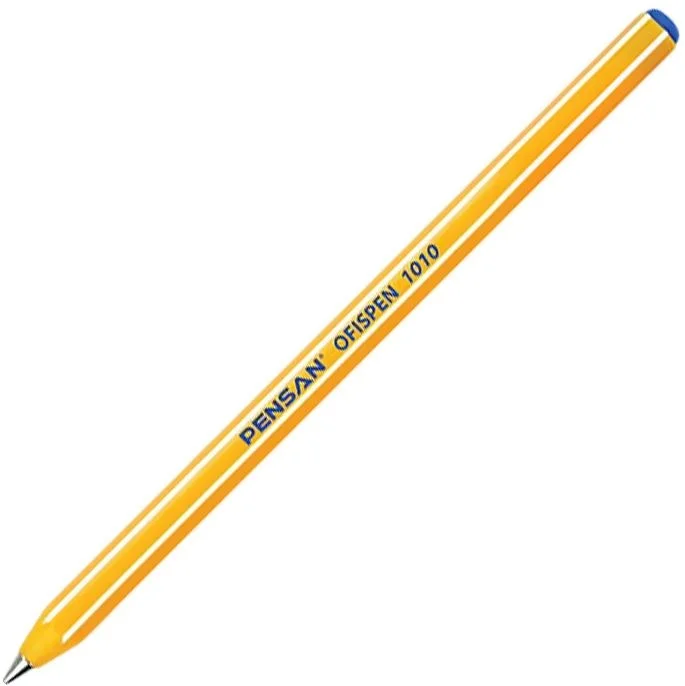 Pensan 1010 Ofispen Tükenmez Kalem 1.0 mm 60'lı Kutu MAVİ