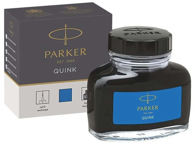 Parker Quink Dolma Kalem Mürekkebi 57 ml. MAVİ (yıkanabilir)