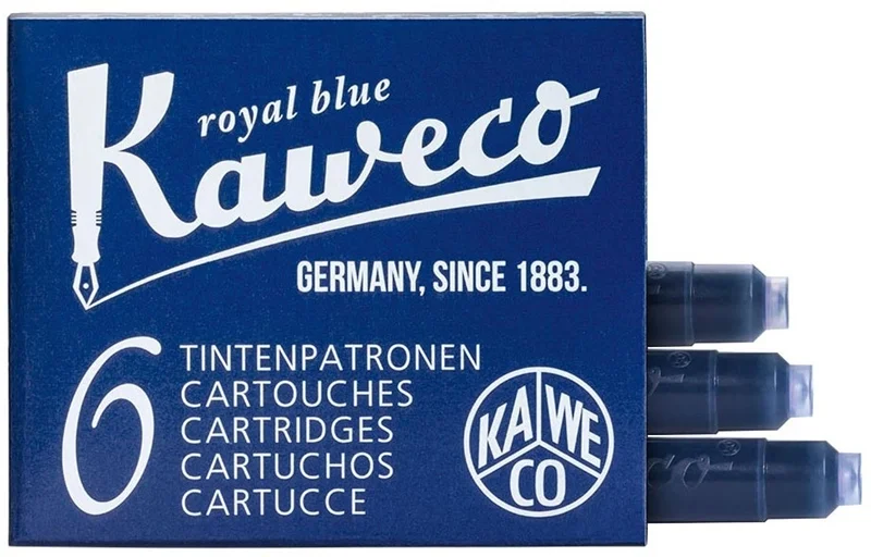 Kaweco Dolma Kalem Kartuşu 6'lı MAVİ