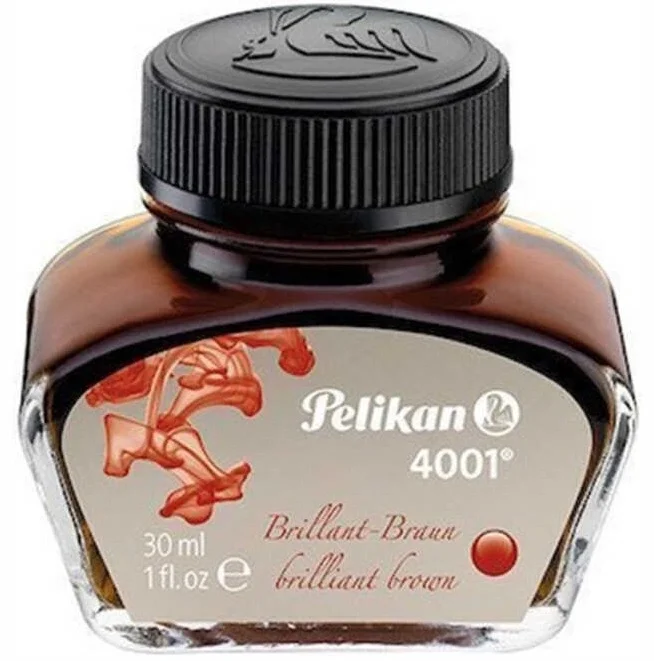 Pelikan 4001 Dolma Kalem Mürekkebi 30 ml. KAHVERENGİ