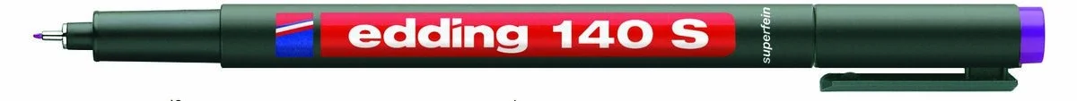 Edding 140 S Çok Amaçlı Permanent Kalem (Asetat Kalemi) MOR