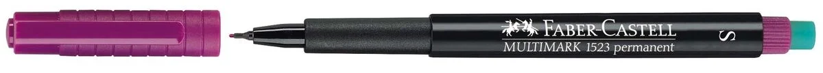 Faber Castell Multimark 1523 Permanent Asetat Kalemi 0.4 mm (S) MOR