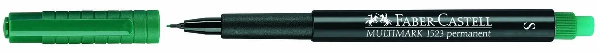 Faber Castell Multimark 1523 Permanent Asetat Kalemi 0.4 mm (S) YEŞİL