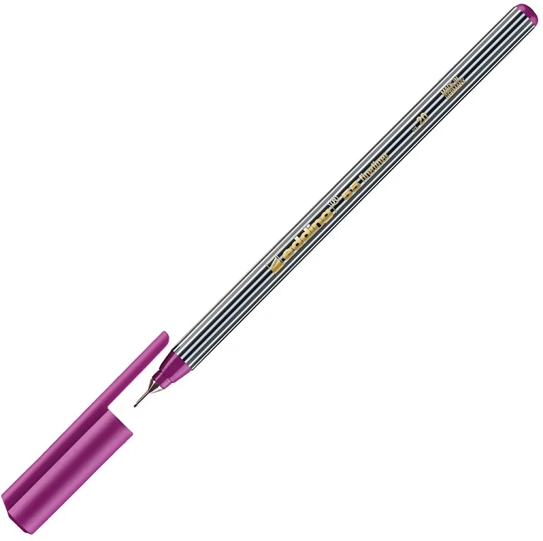 Edding 55 Fineliner Kalem KOYU PEMBE