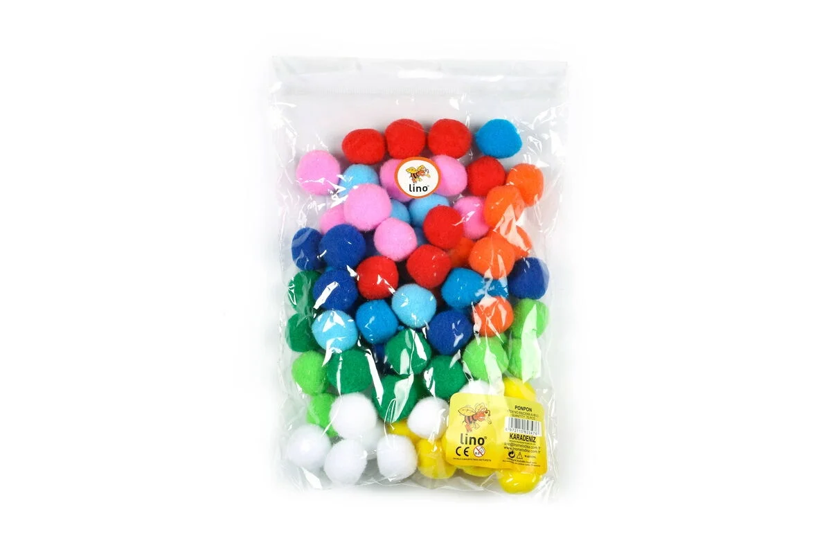 Lino Ponpon 3 cm. 75'li Paket