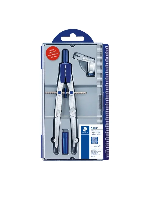 Staedtler Hassas Ayarlı Kalem Adaptörlü Metal Pergel Seti 2 Parça