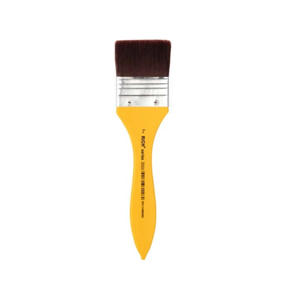 Rich Art 3000 Seri Bordo İpek Zemin Fırçası 2" (5 cm.)