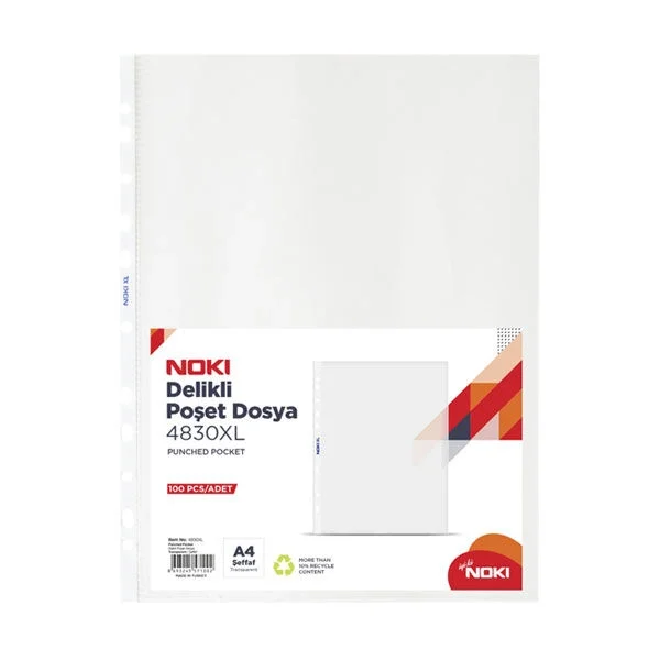 Noki XL Poşet Dosya Kalın 100'Lü Paket (4830XL)