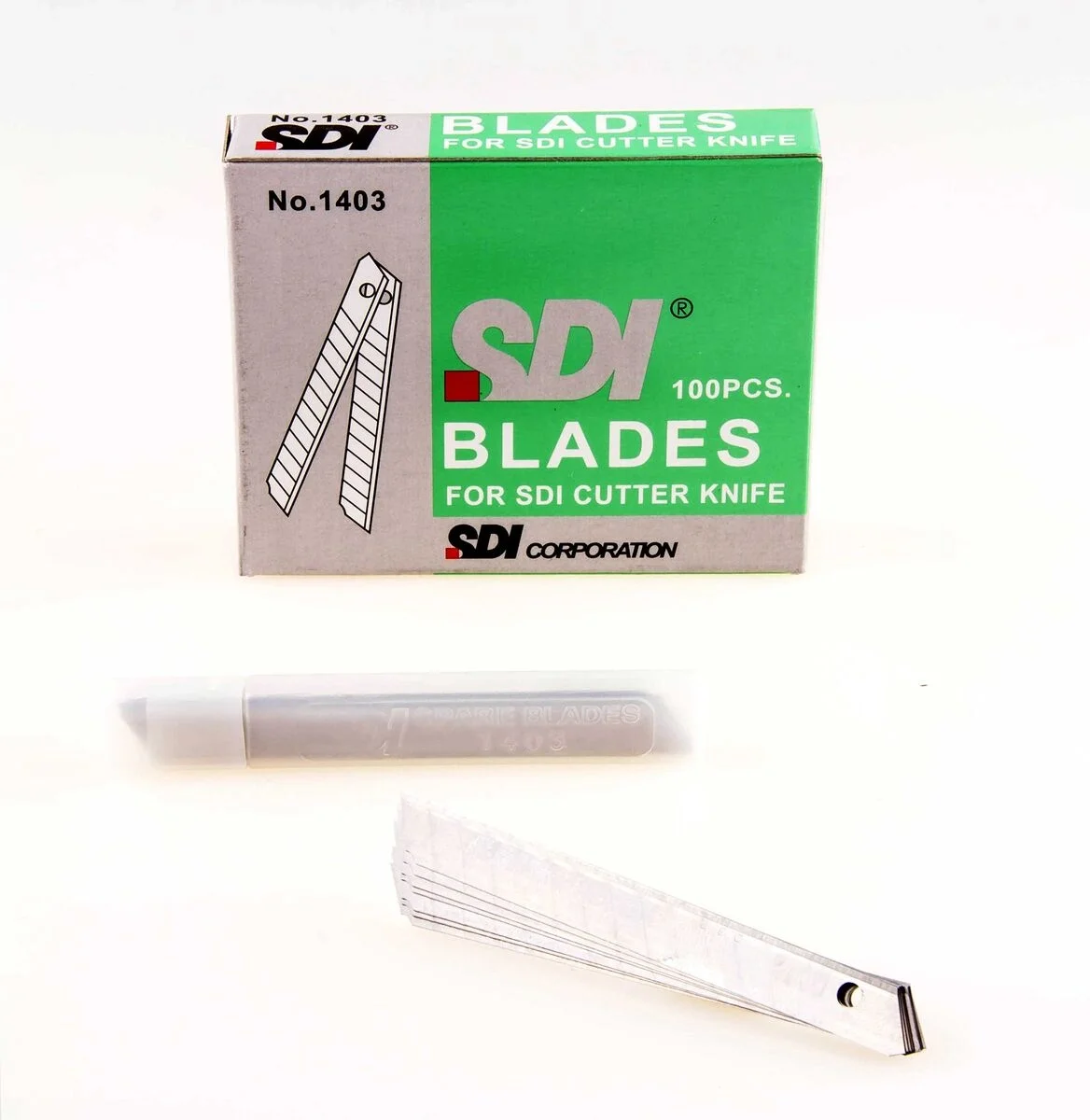 SDI Dar Maket Bıçağı Yedeği 9 mm 100'lü Paket
