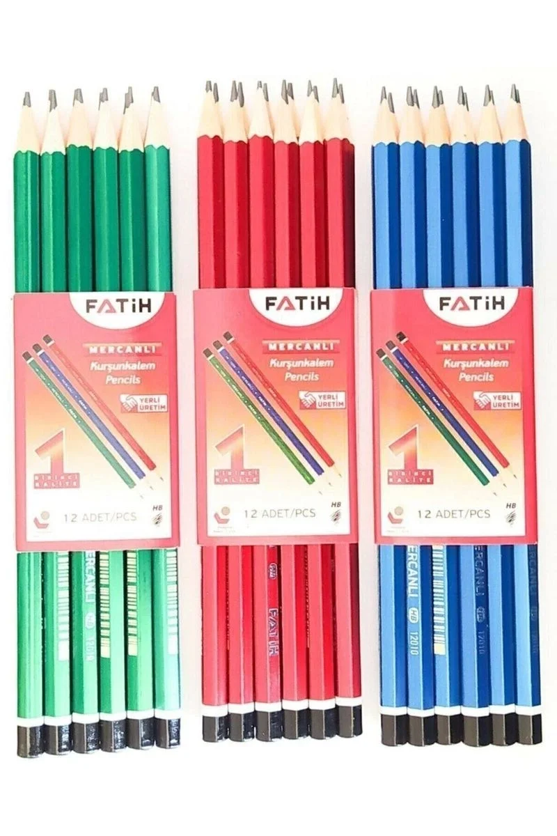 Fatih Mercanlı Kurşun Kalem 12 Adet