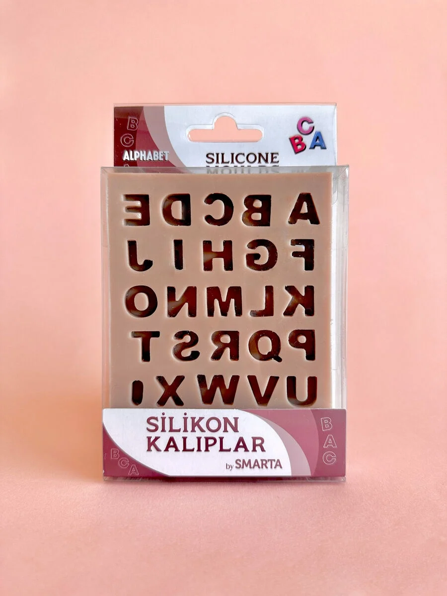 Smarta Silicone Moulds Silikon Epoksi ve Polimer Kil Kalıbı ALPHABET