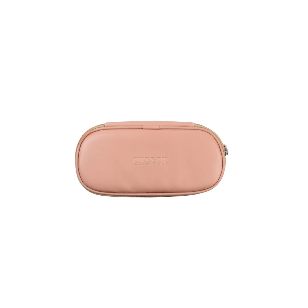 Bback Oval Deri Kalemlik / Kalem Kutusu PASTEL PEMBE