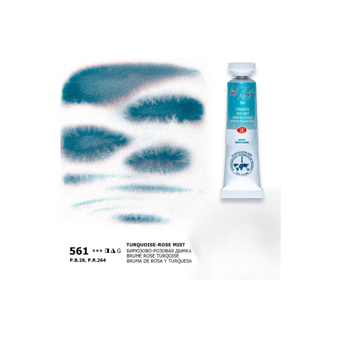 St. Petersburg White Nights Tüp Sulu Boya 10 ml. 561 Turquoise Rose Mist