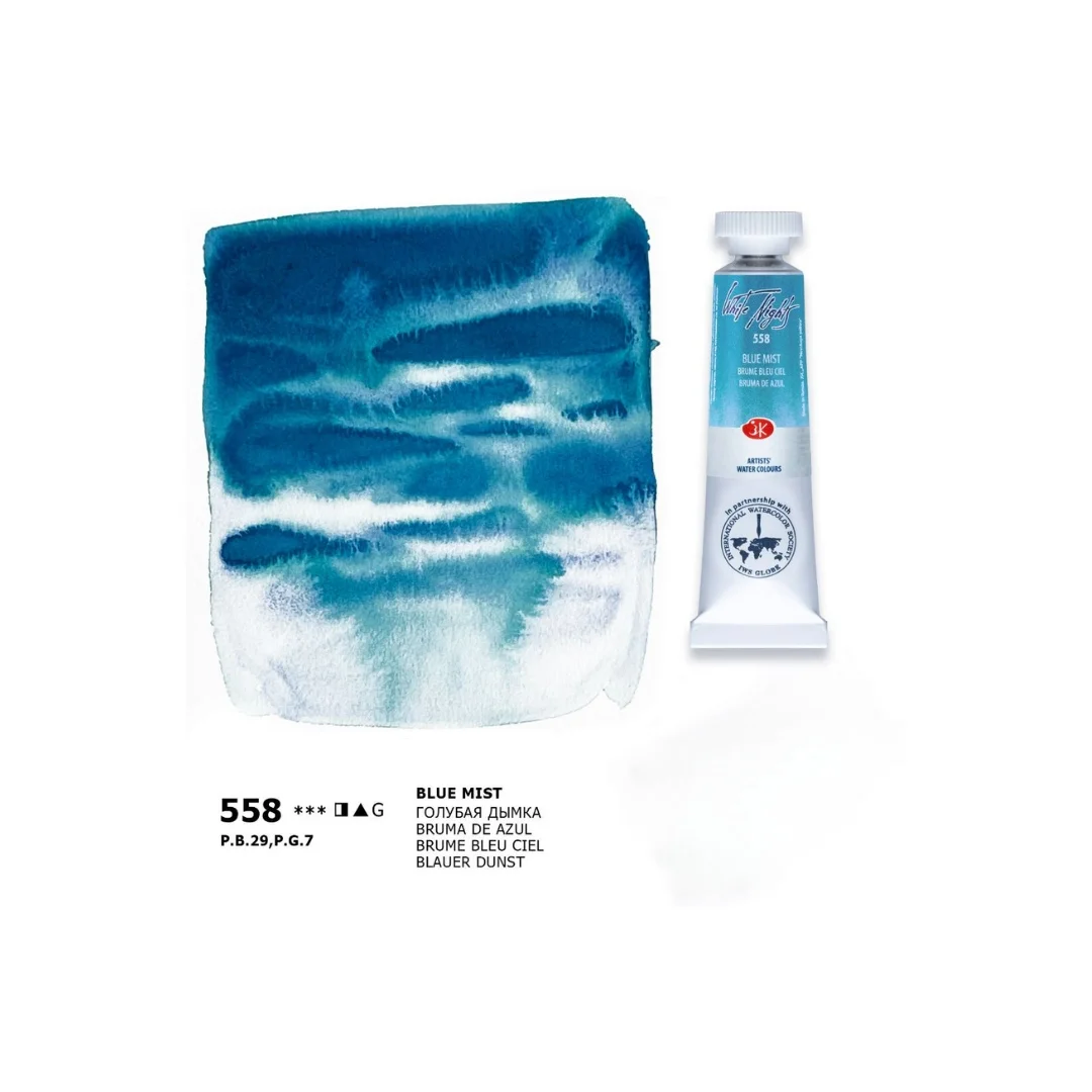 St. Petersburg White Nights Tüp Sulu Boya 10 ml. 558 Blue Mist