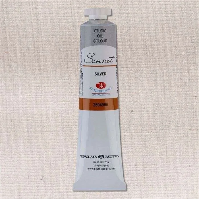 St. Petersburg Sonnet Yağlı Boya 46 ml. 966 Silver