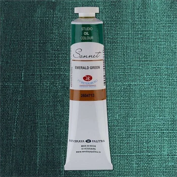 St. Petersburg Sonnet Yağlı Boya 46 ml. 713 Emerald Green