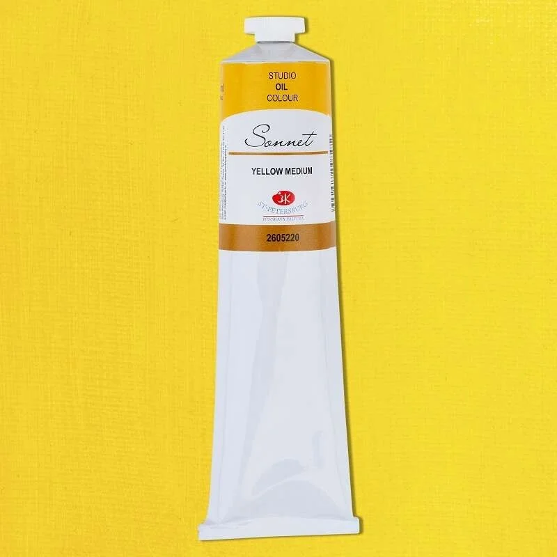 St. Petersburg Sonnet Yağlı Boya 120 ml. 220 Yellow Medium