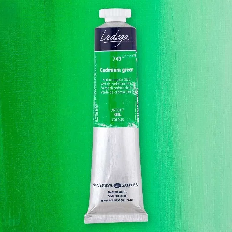 St. Petersburg Ladoga Yağlı Boya 46 ml. 749 Veridian Green (Hue)