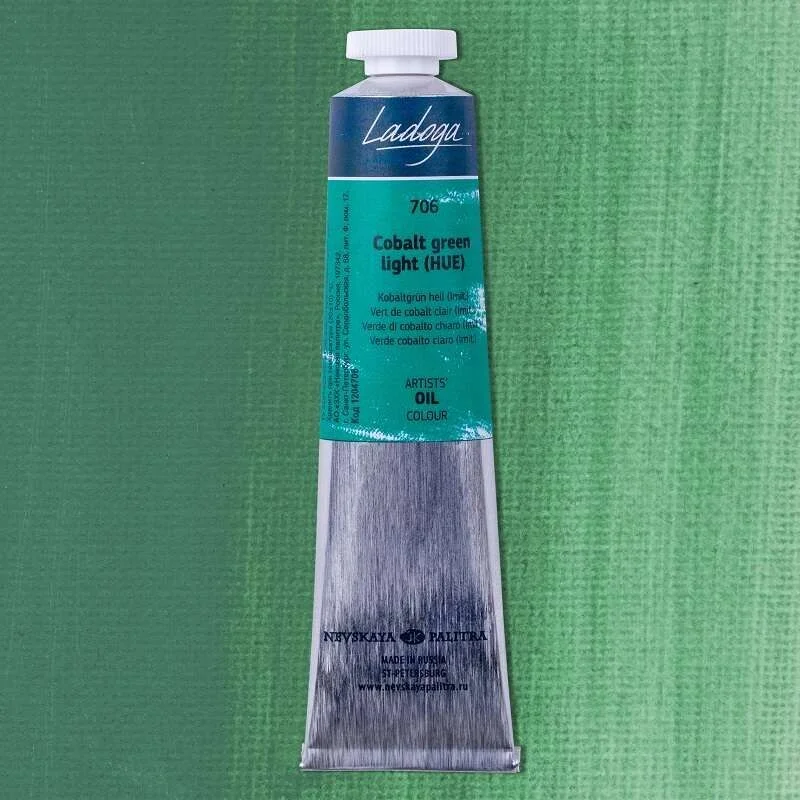St. Petersburg Ladoga Yağlı Boya 46 ml. 706 Cobalt Green Light (Hue)