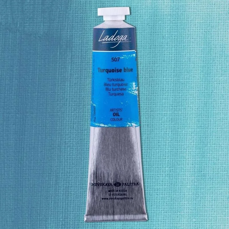 St. Petersburg Ladoga Yağlı Boya 46 ml. 507 Turquoise Blue