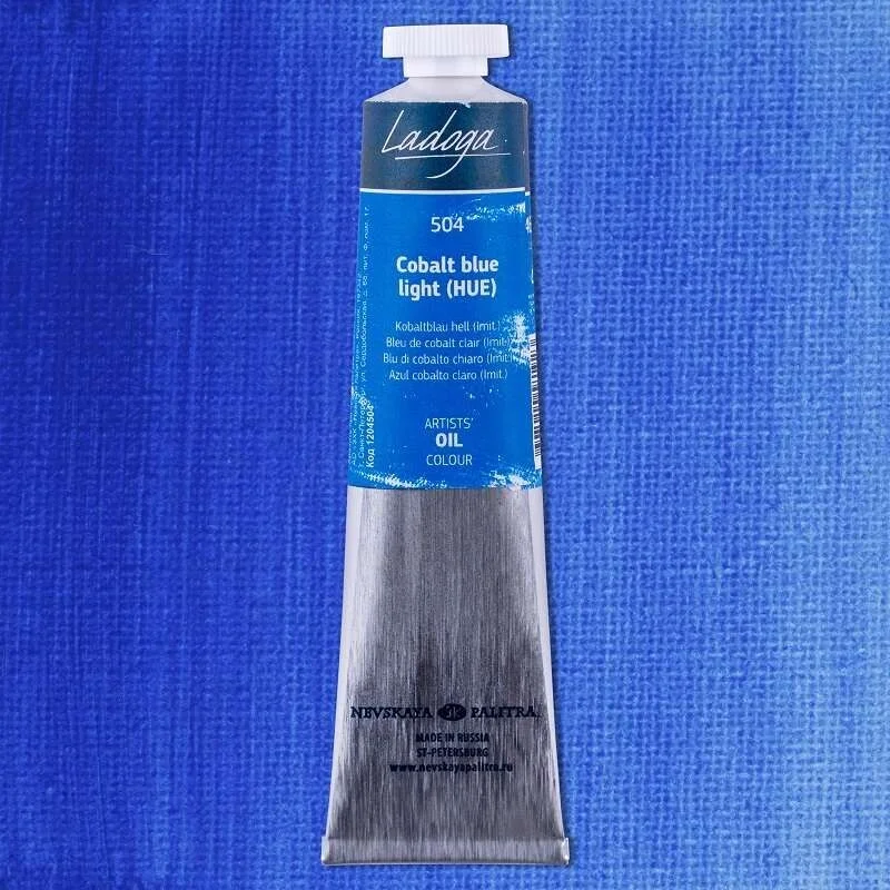 St. Petersburg Ladoga Yağlı Boya 46 ml. 504 Cobalt Blue Light (Hue)