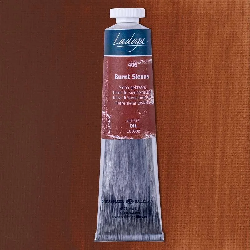 St. Petersburg Ladoga Yağlı Boya 46 ml. 406 Burnt Sienna