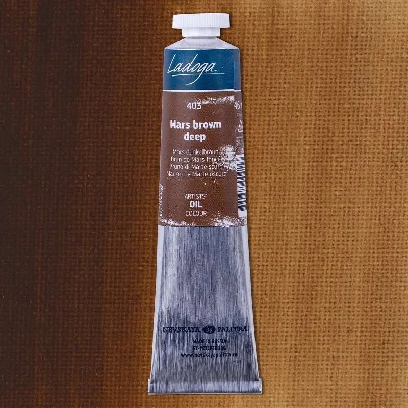 St. Petersburg Ladoga Yağlı Boya 46 ml. 403 Mars Brown Deep