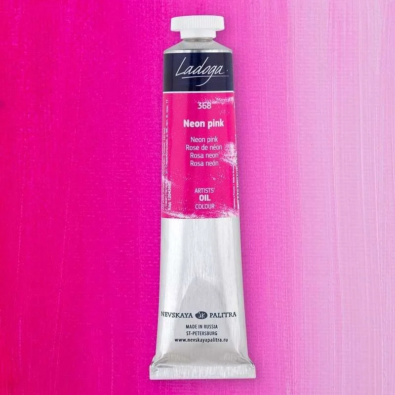 St. Petersburg Ladoga Yağlı Boya 46 ml. 368 Neon Rose