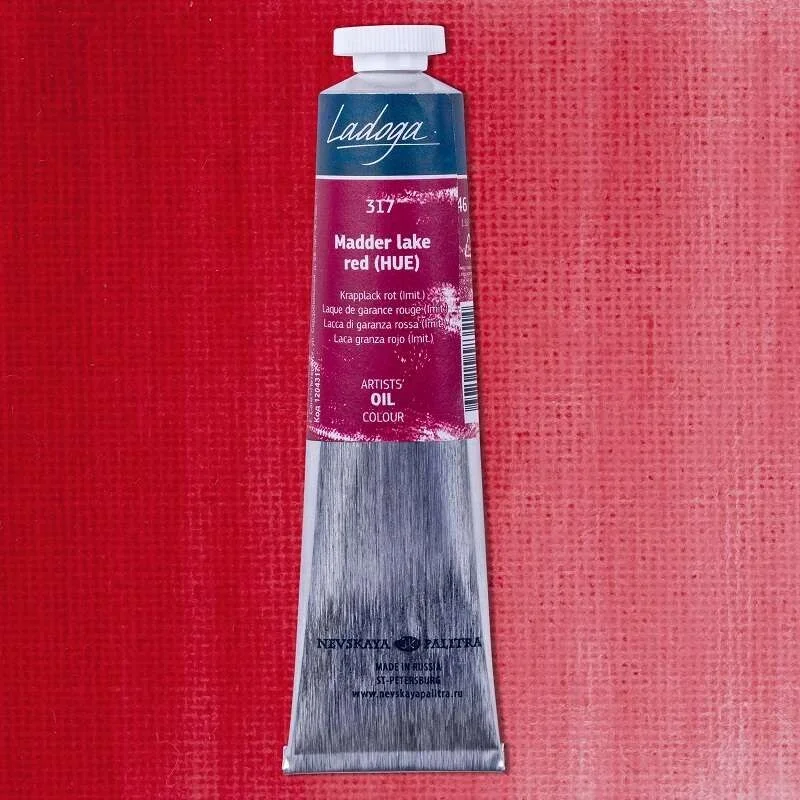 St. Petersburg Ladoga Yağlı Boya 46 ml. 317 Madder Lake Red (Hue)