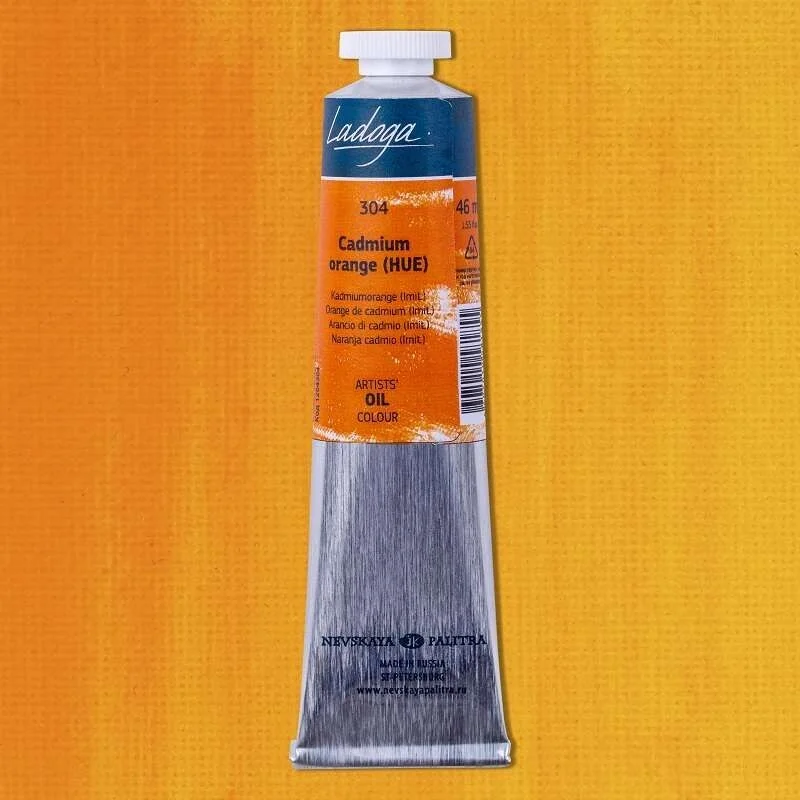 St. Petersburg Ladoga Yağlı Boya 46 ml. 304 Cadmium Orange (Hue)