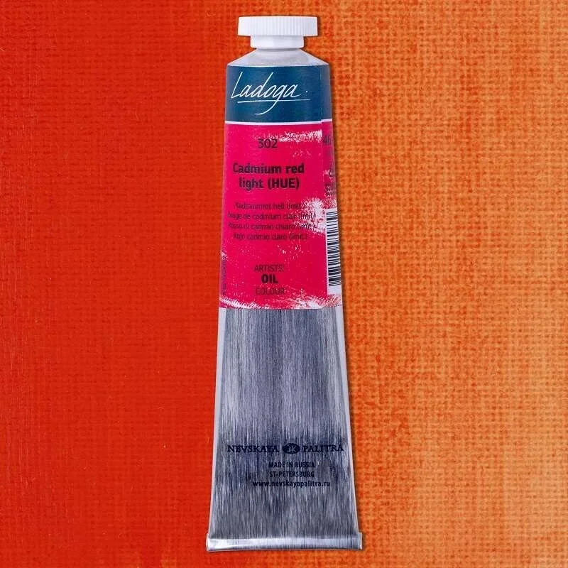St. Petersburg Ladoga Yağlı Boya 46 ml. 302 Cadmium Red Light (Hue)