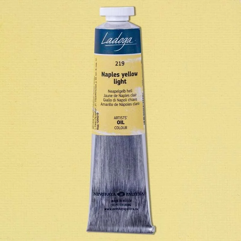St. Petersburg Ladoga Yağlı Boya 46 ml. 219 Naples Light-Yellow